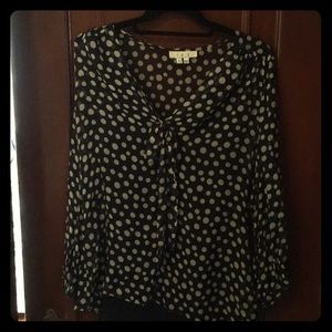 Polka dot blouse
